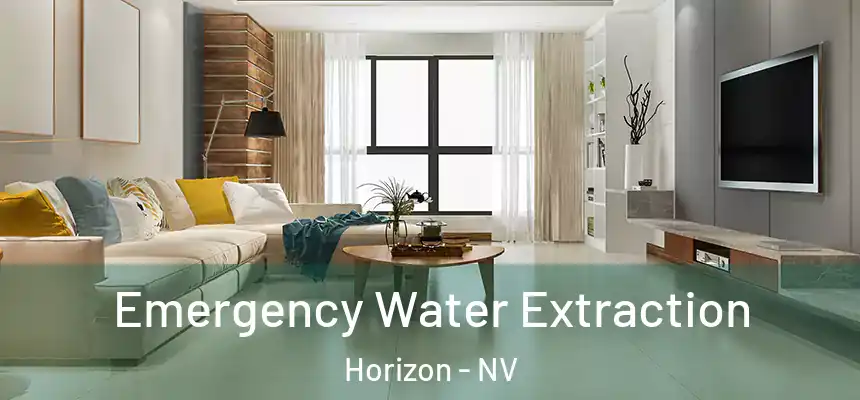  Emergency Water Extraction Horizon - NV